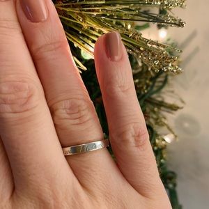 Tiffany & Co “I love you” ring size 6